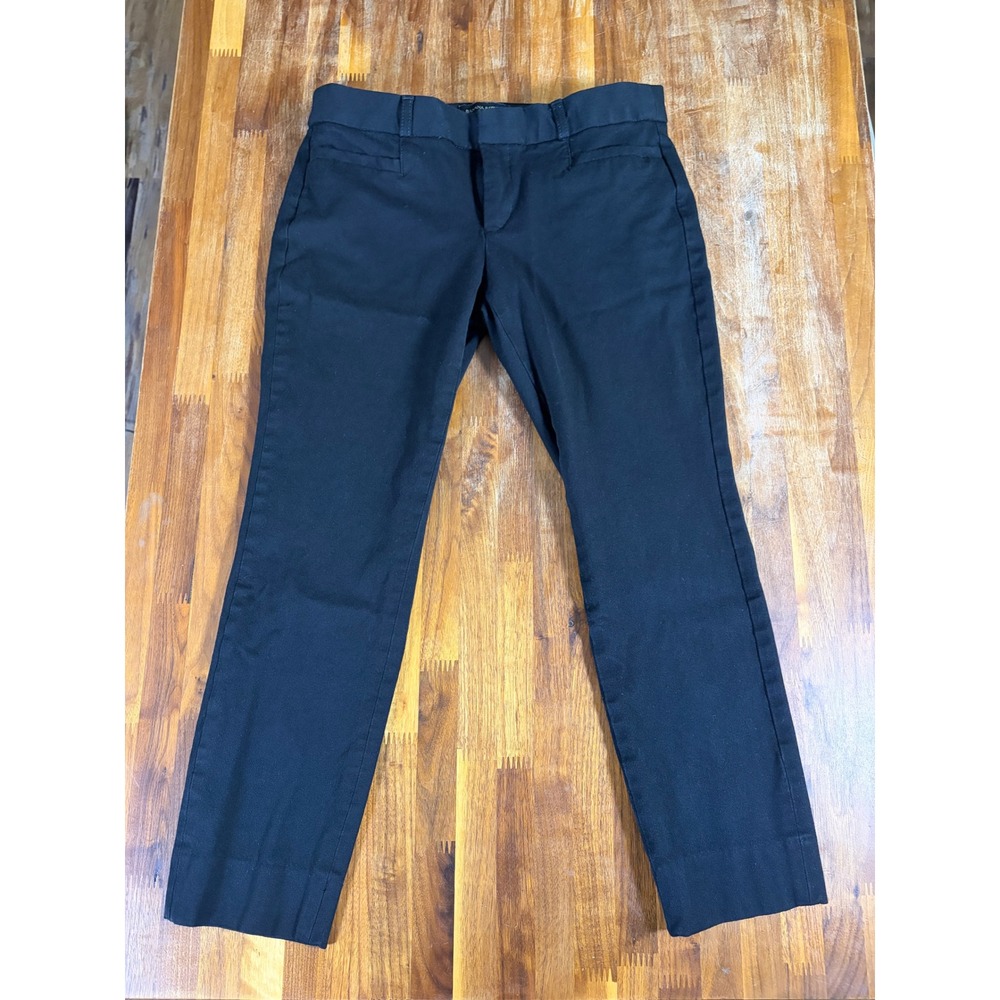 Banana Republic Sloan Black Petite Slim Leg Bi-Stretch Pants 4P 988582-P-00